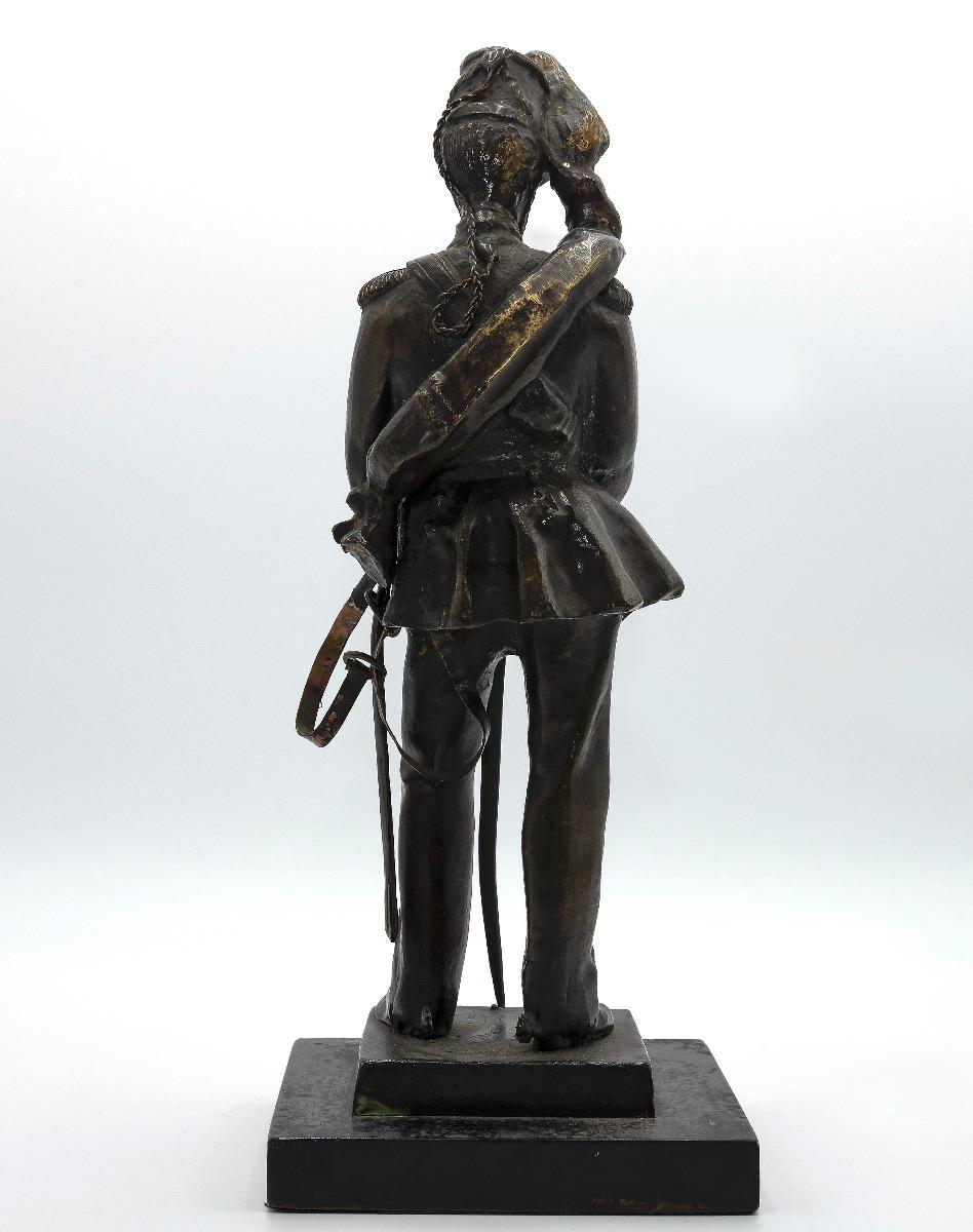 Soldato italiano - Scultura in bronzo di Carlo Marochetti - XIX secolo 2