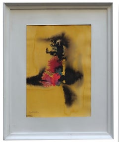 UNTITLED - Mixed media on paper, signed