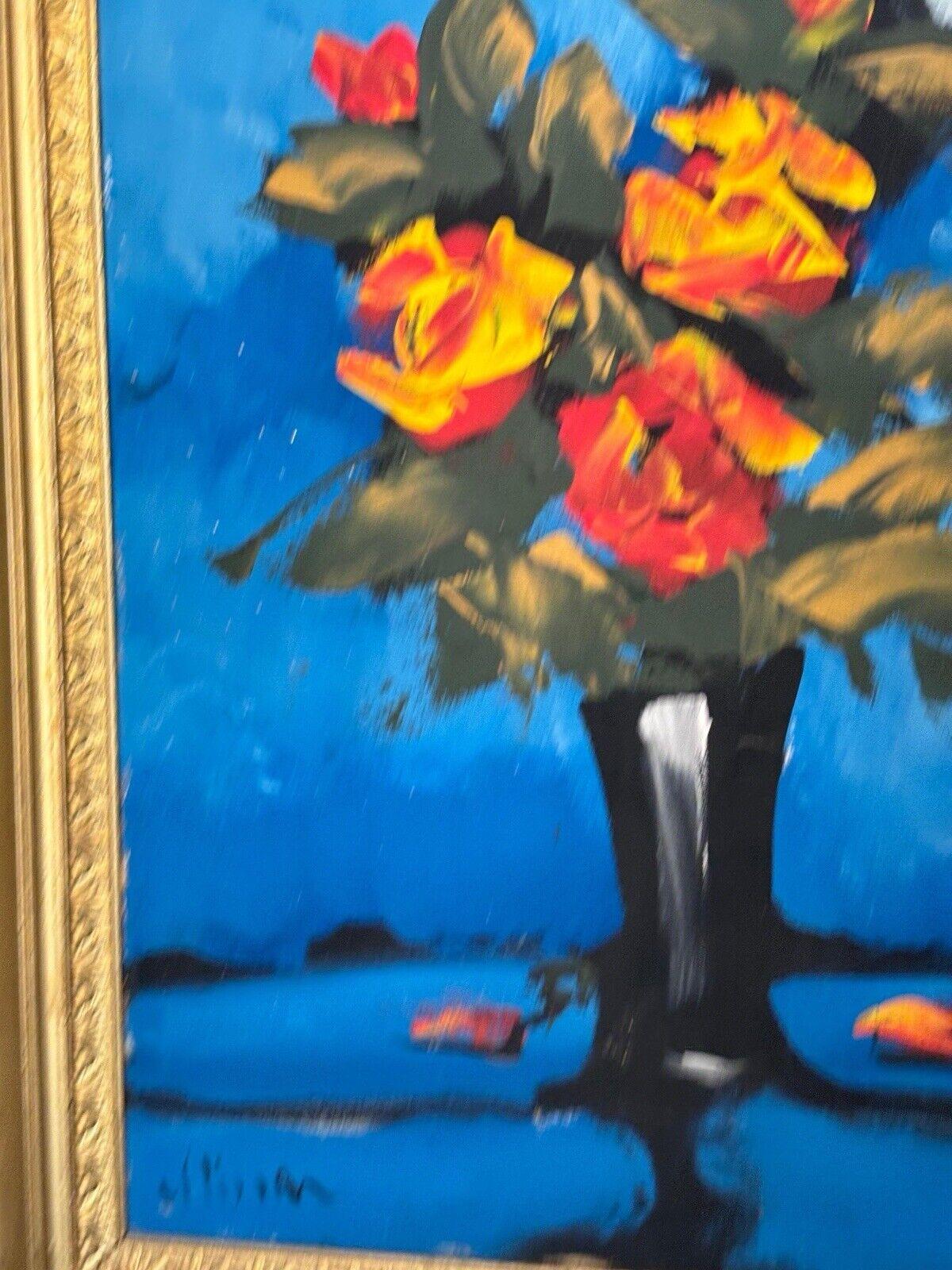 Late 20th Century Carlo Mismetti “Miscar” Dipinto Olio su Tela 1972 in vendita