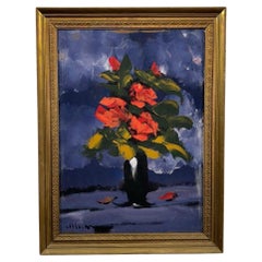 Carlo Mismetti “Miscar” Dipinto Olio su Tela 1972