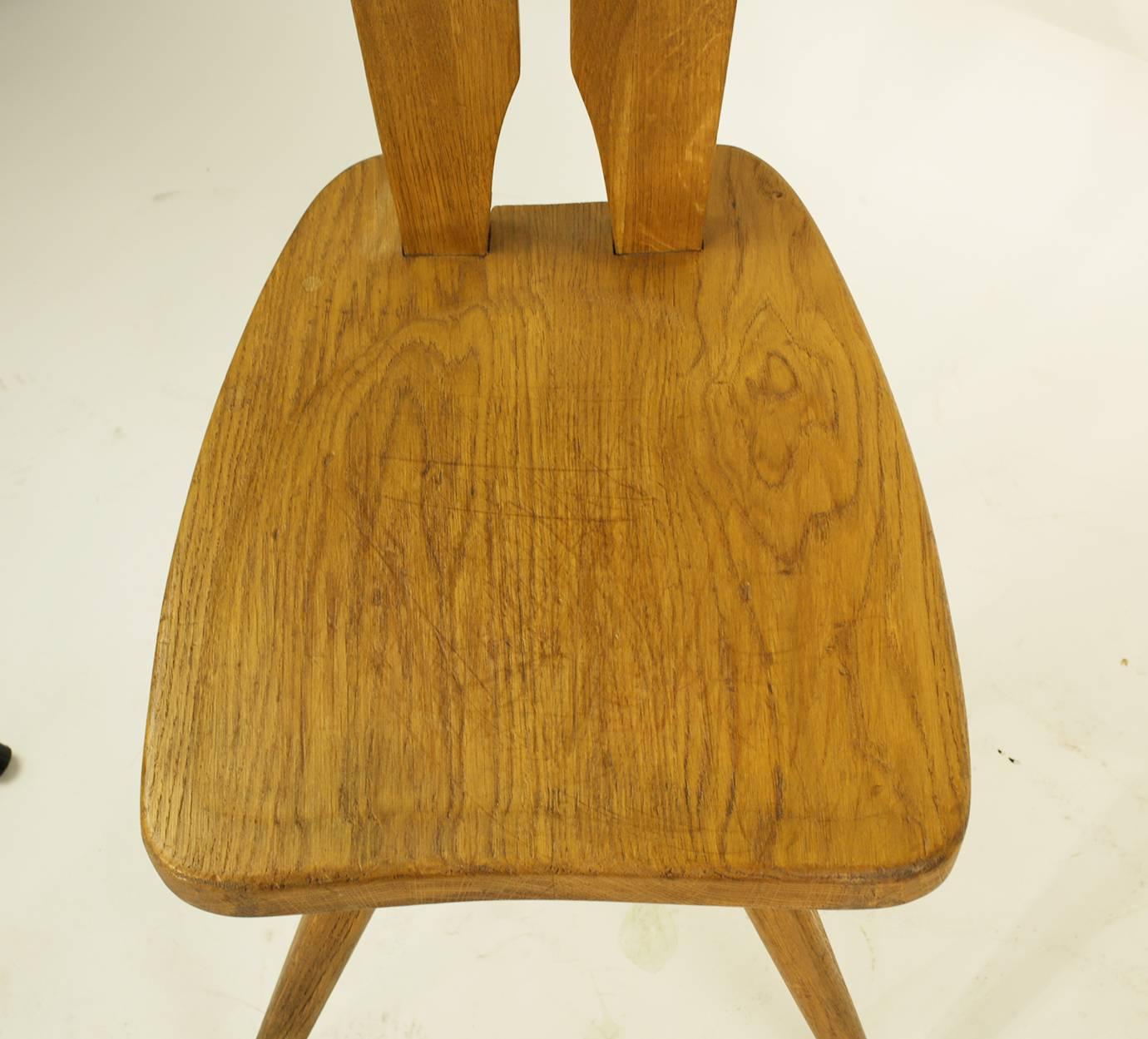 Machine-Made Pair of Side Chairs in the Manner of the Carlo Mollino Casa del Sole Chairs For Sale