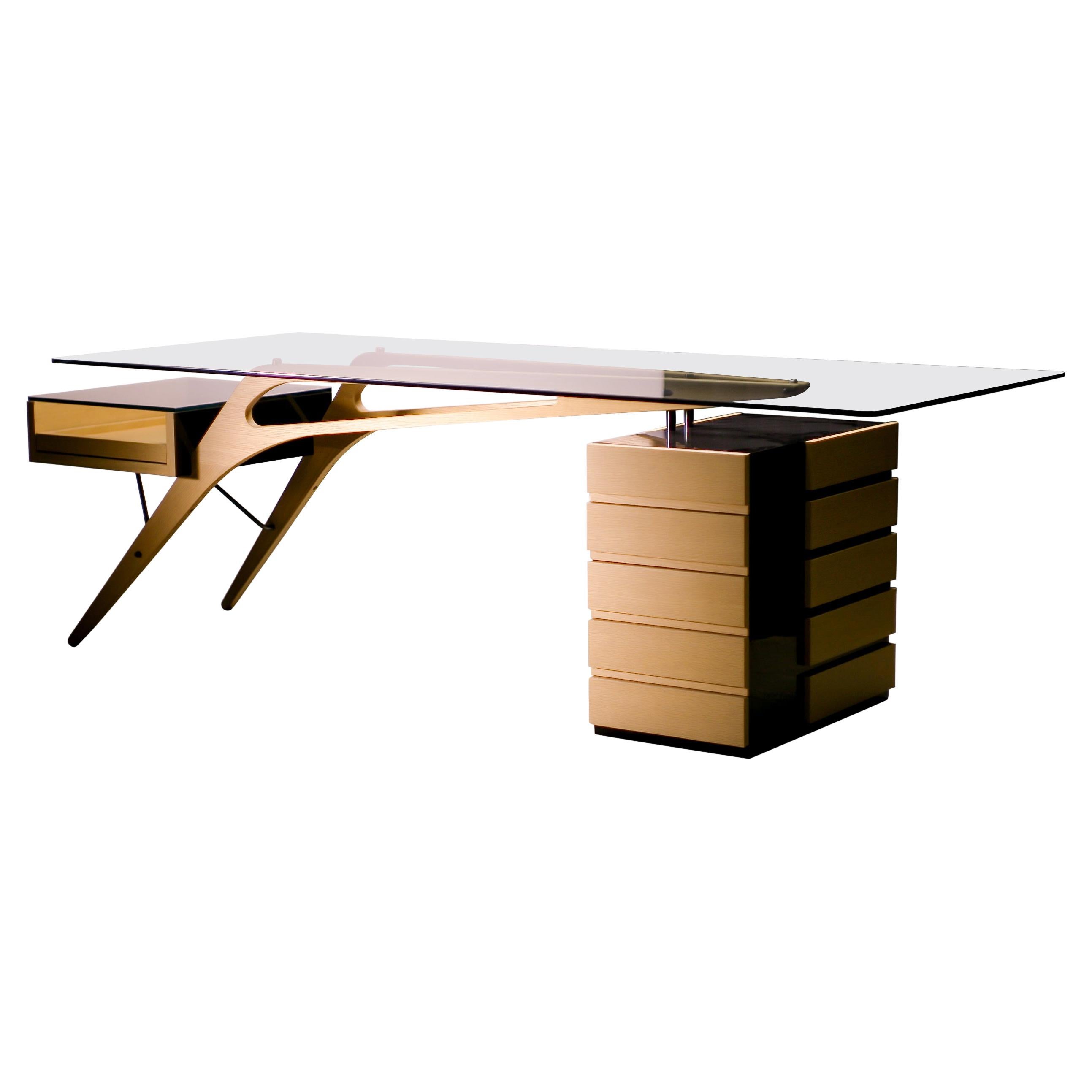 Carlo Mollino Cavour Desk by Zanotta