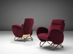 Carlo Mollino Exclusive Reupholstered Theater Chairs