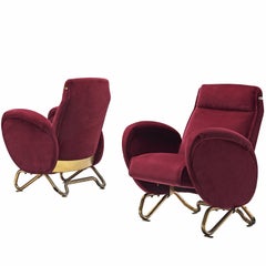 Carlo Mollino Exclusive Reupholstered Theater Chairs