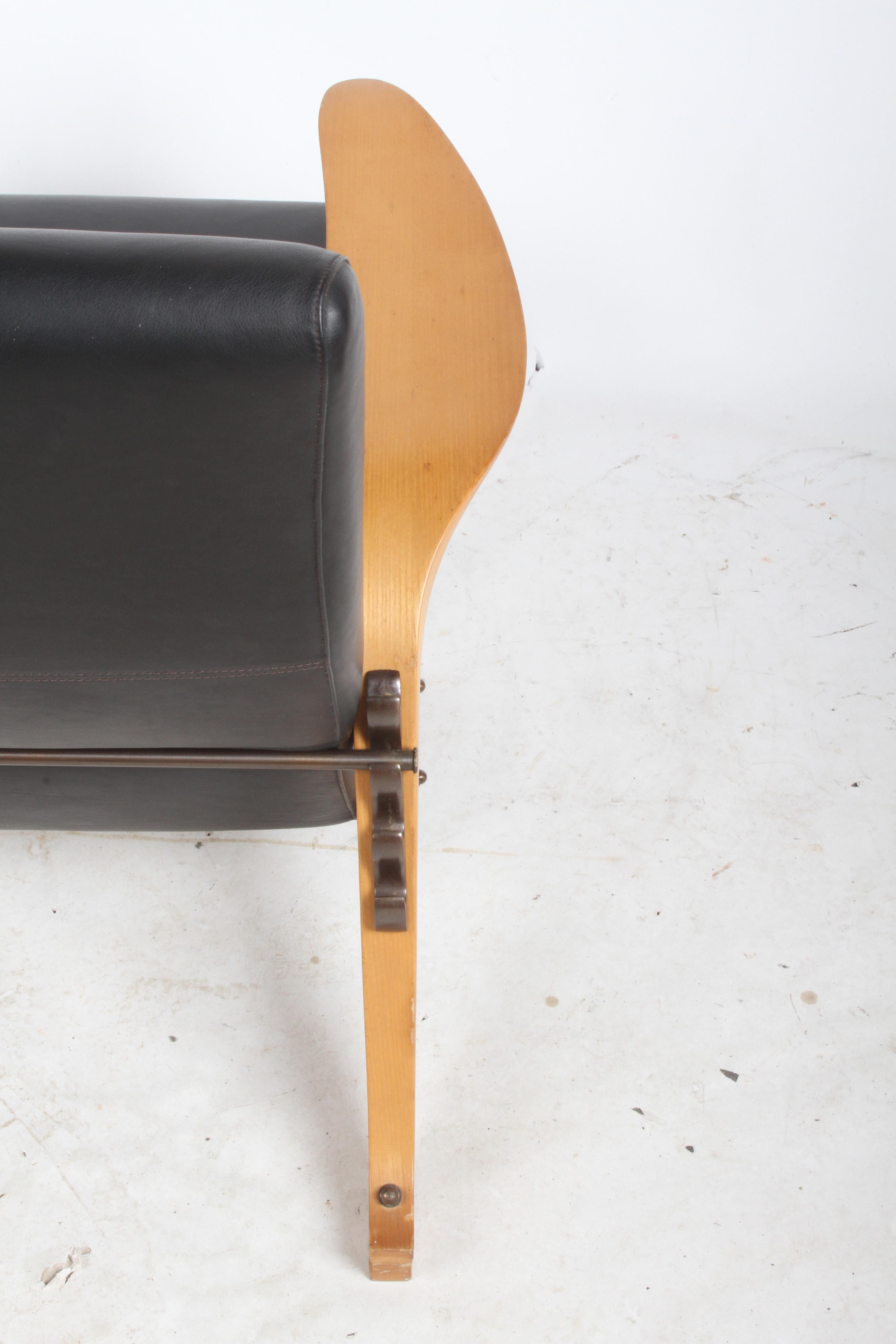 Carlo Mollino Gilda Lounge Chair by Zanotto Italy 6