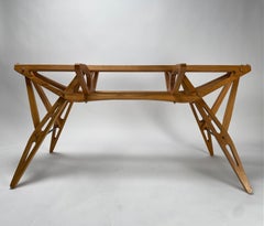 Carlo Mollino,  Reale Glass Dining Table by Zanotta, Italy (Old Edition)