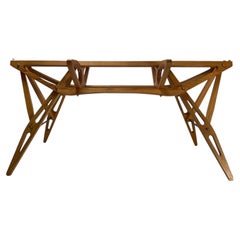 Carlo Mollino,  Reale Glass Dining Table by Zanotta, Italy (Old Edition)