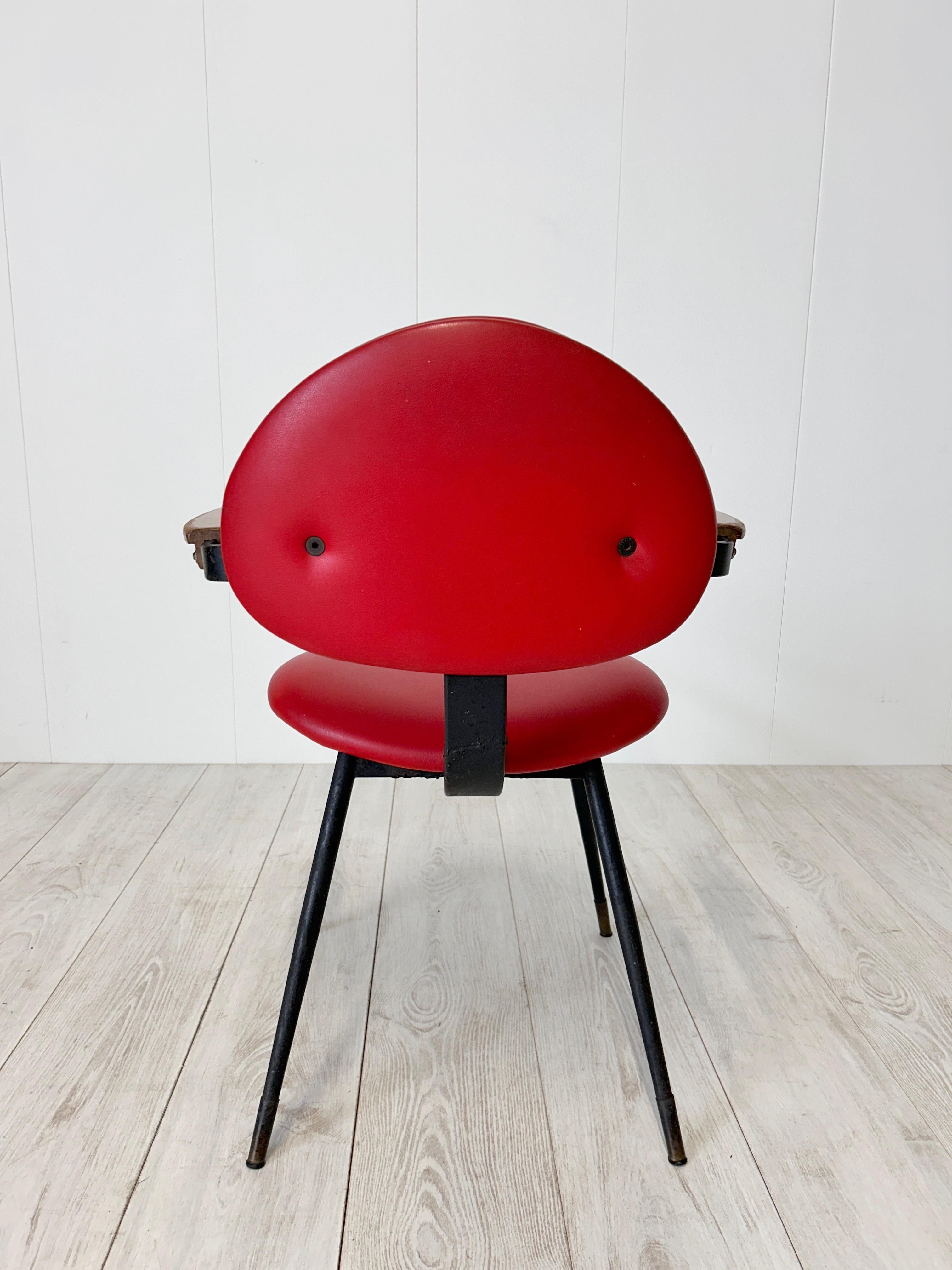 Carlo Mollino, sedia per la sala da ballo Lutrario di Torino Prod. Doro, 1959 in vendita 6