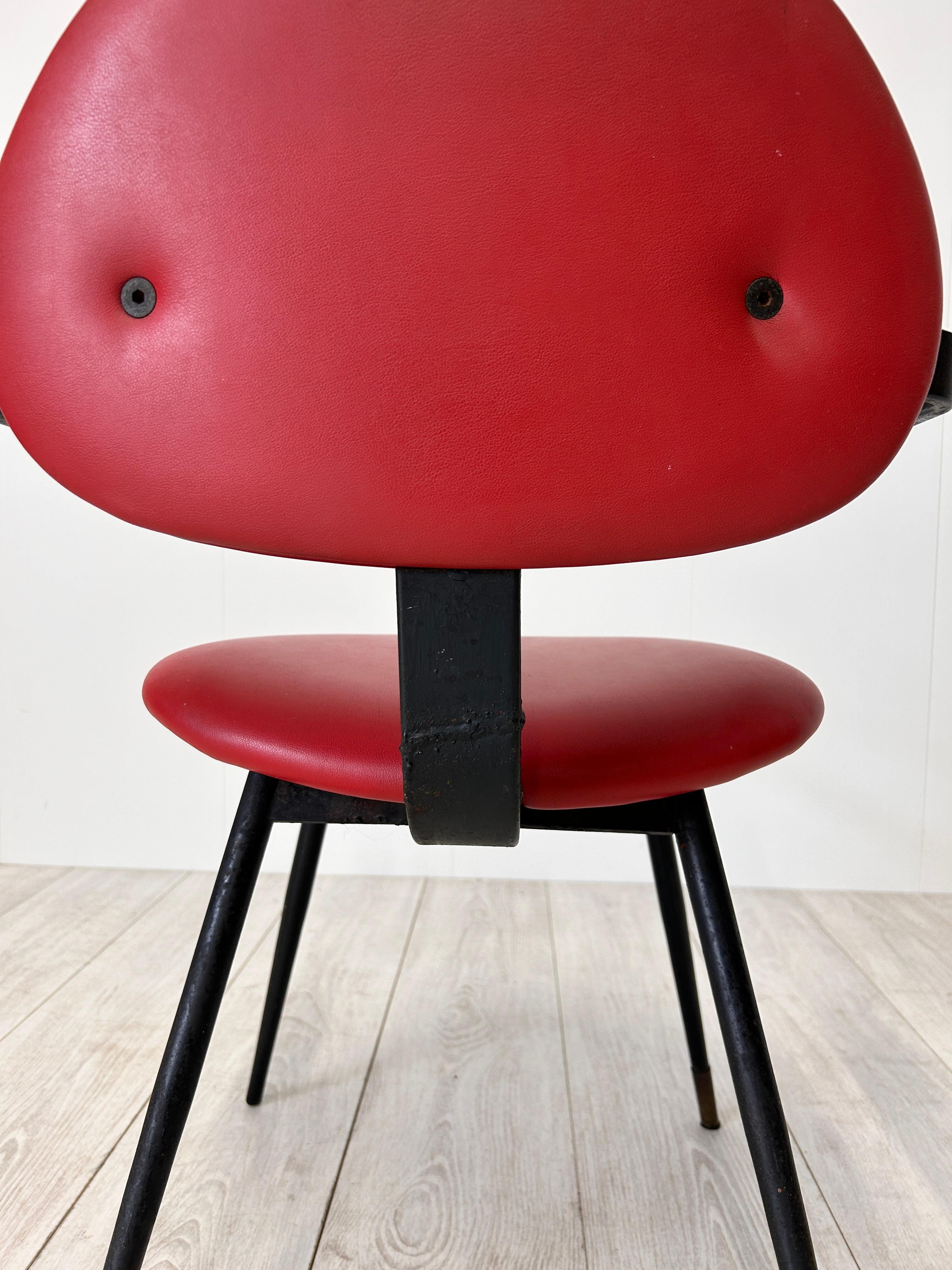 Carlo Mollino, sedia per la sala da ballo Lutrario di Torino Prod. Doro, 1959 in vendita 7