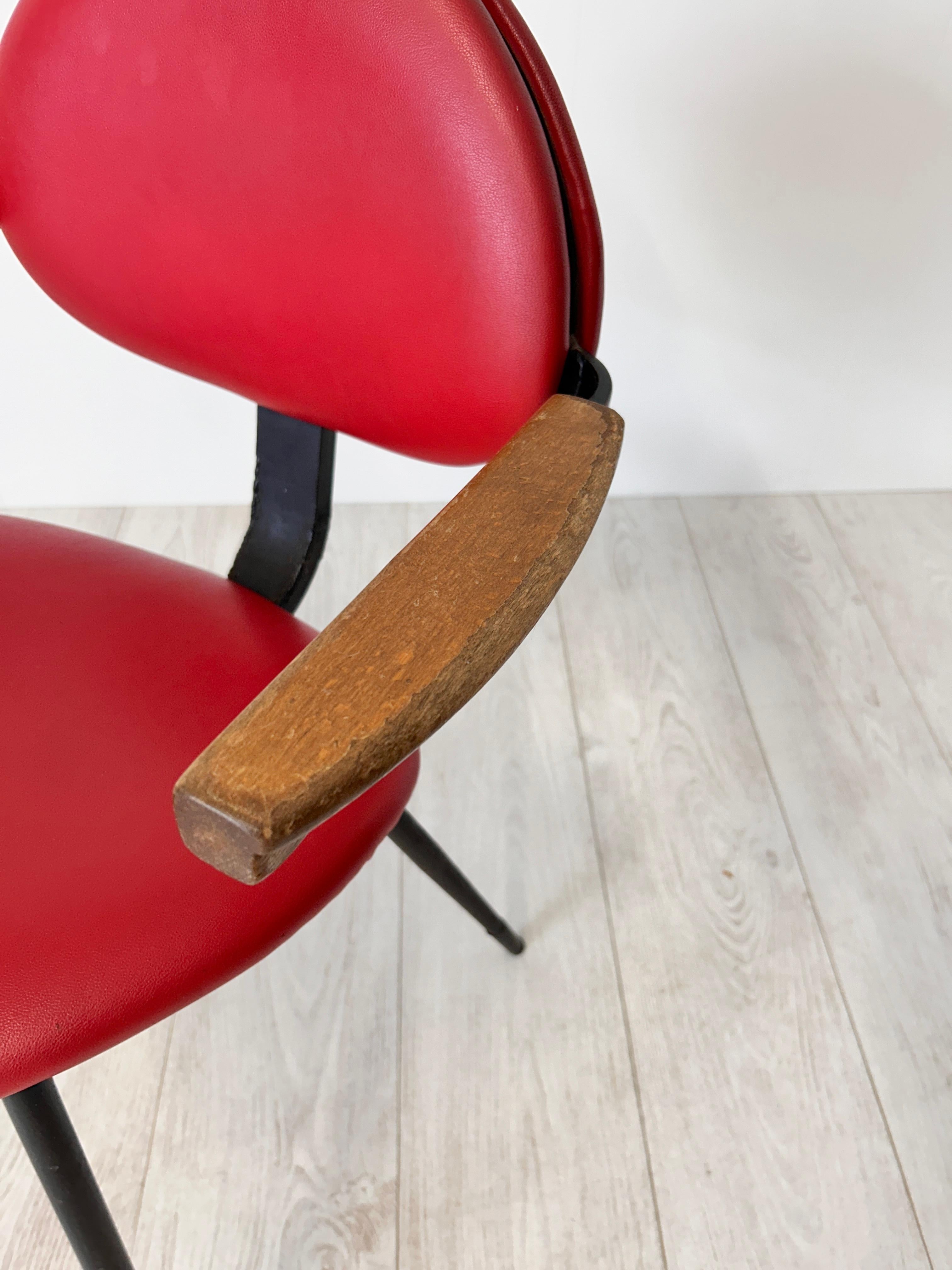 Carlo Mollino, sedia per la sala da ballo Lutrario di Torino Prod. Doro, 1959 in vendita 10
