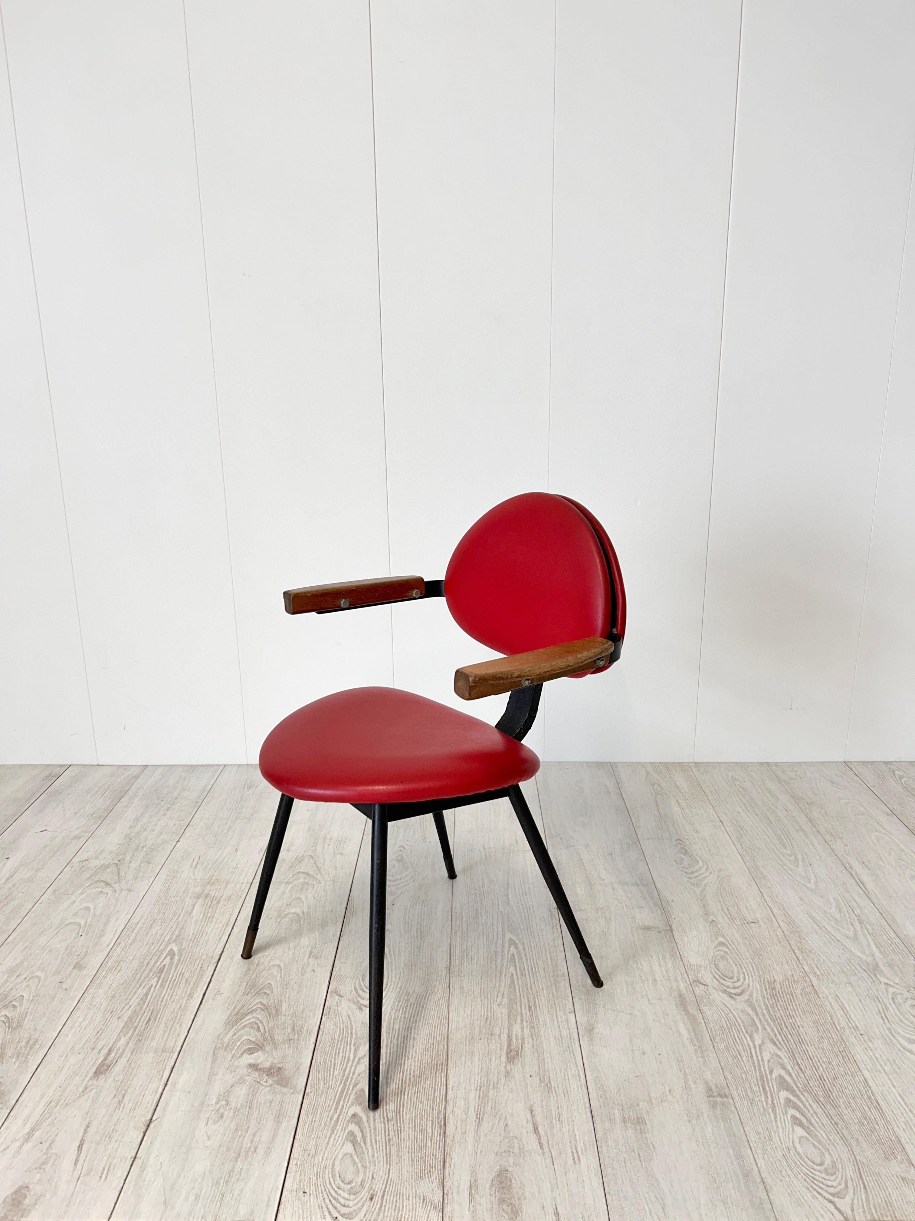 Carlo Mollino, sedia per la sala da ballo Lutrario di Torino Prod. Doro, 1959 In condizioni buone in vendita a Rivoli, IT