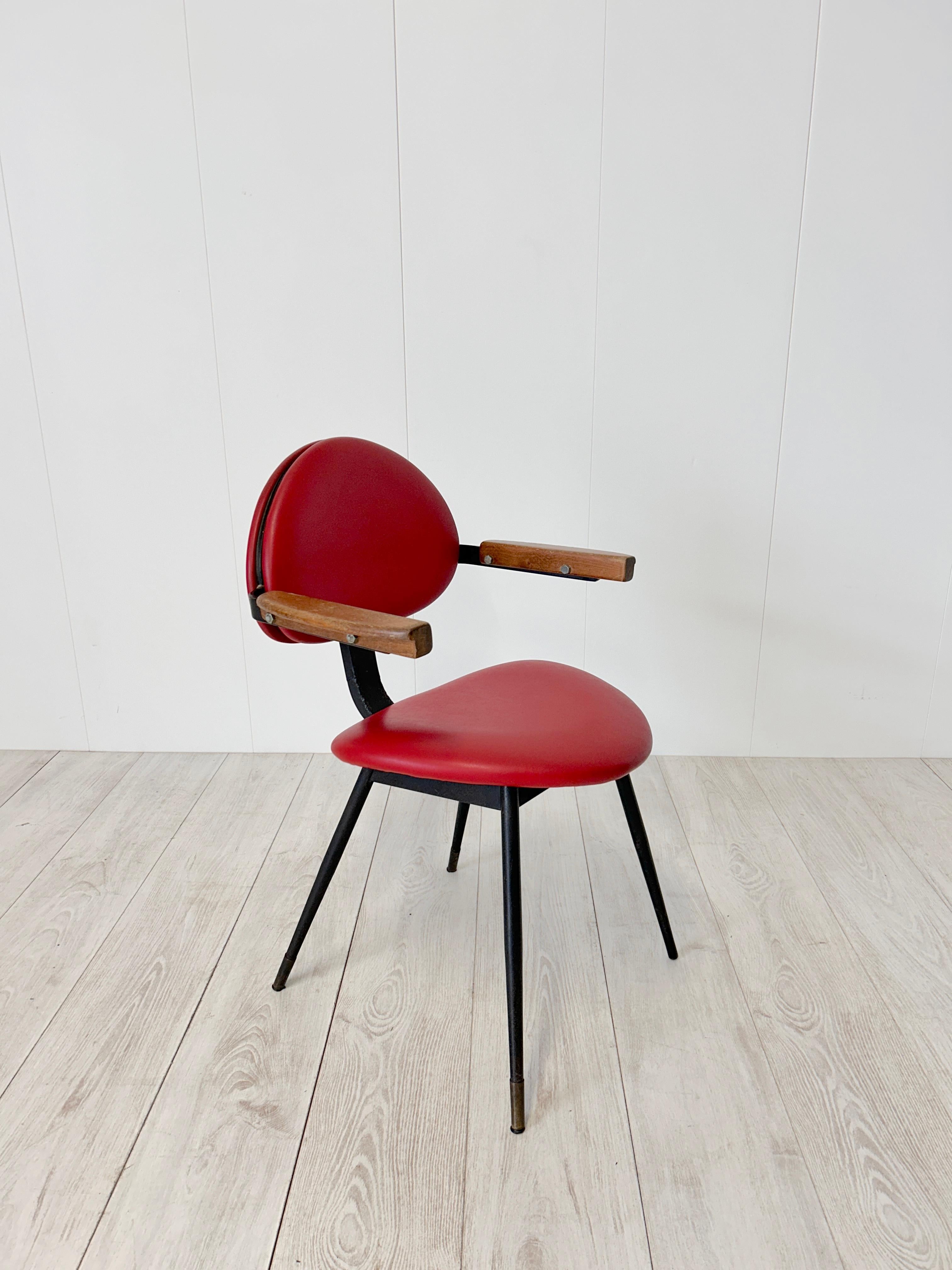 Carlo Mollino, sedia per la sala da ballo Lutrario di Torino Prod. Doro, 1959 in vendita 1