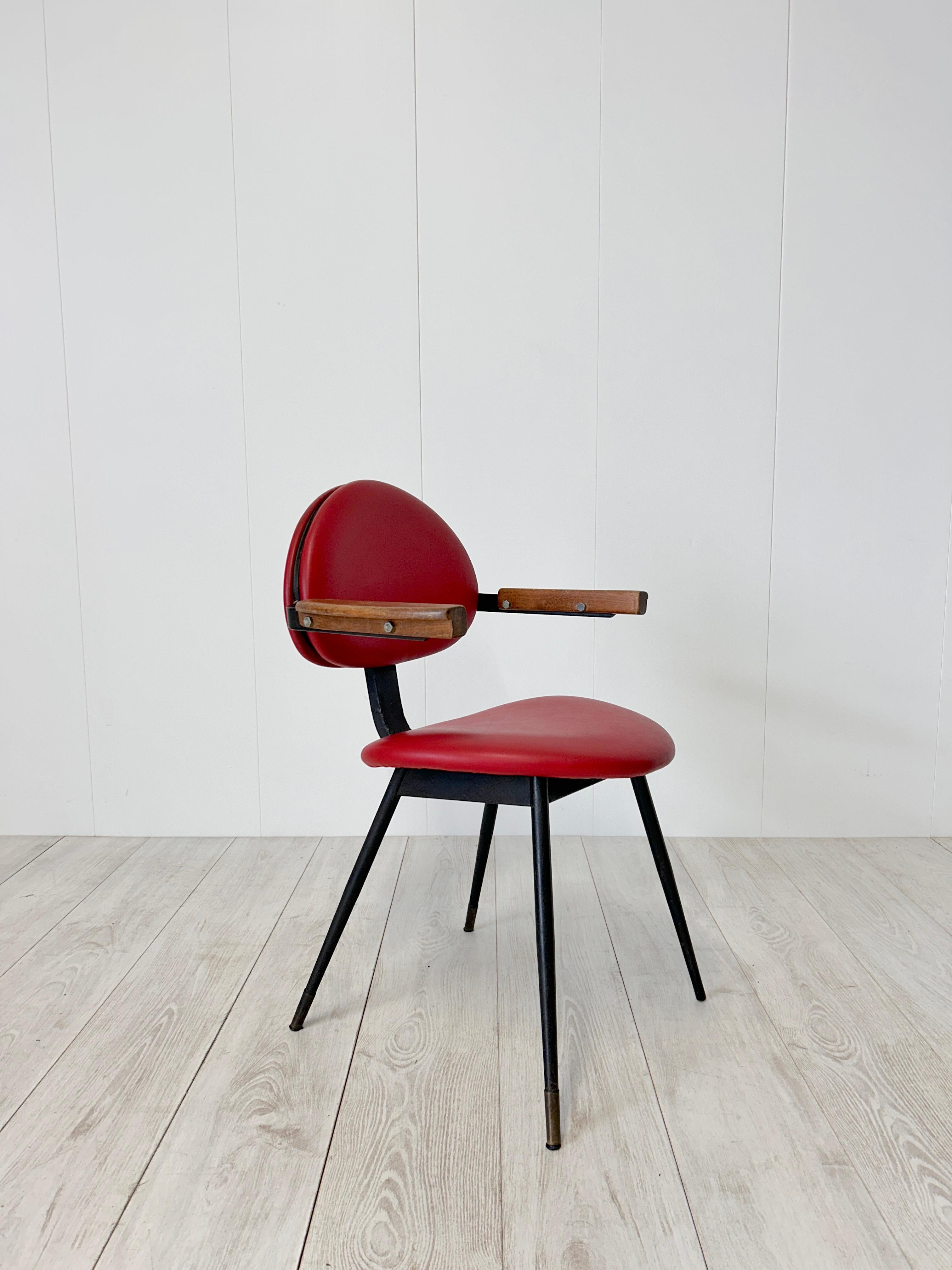 Carlo Mollino, sedia per la sala da ballo Lutrario di Torino Prod. Doro, 1959 in vendita 2