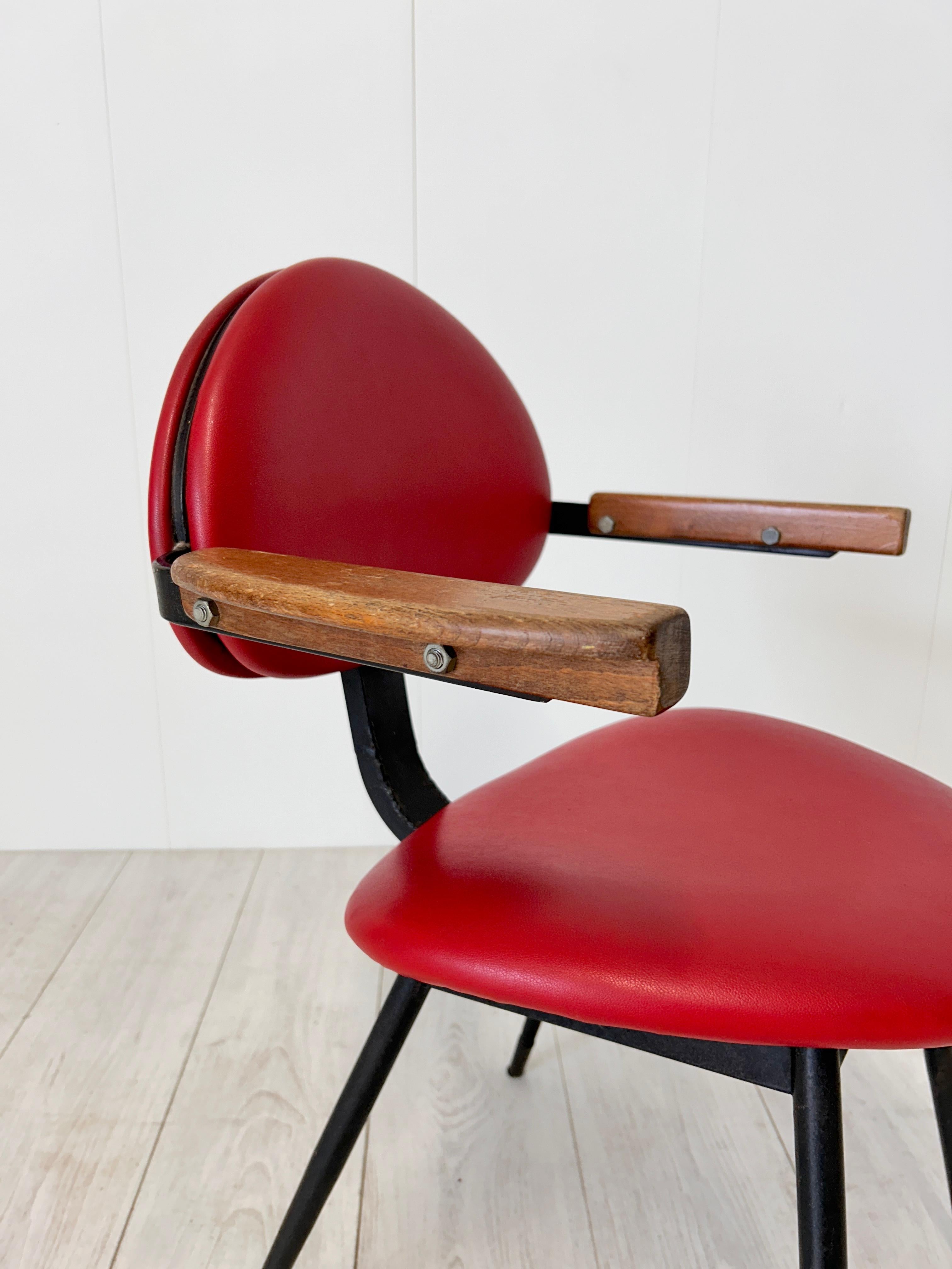 Carlo Mollino, sedia per la sala da ballo Lutrario di Torino Prod. Doro, 1959 in vendita 4
