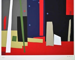 Abstract Composition - Screenprint by Carlo Montesi - 2005
