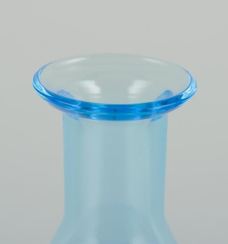 Carlo Moretti for Murano, Italy. Decanter/bottle in art glass. Ca 1980 For Sale 1