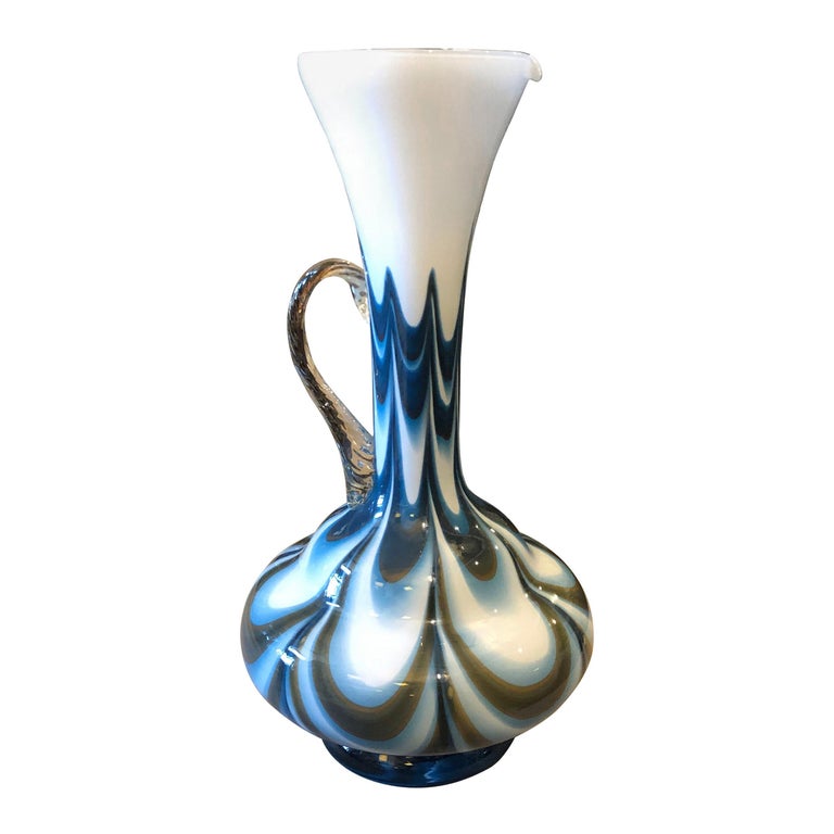 Carlo Moretti Mid-Century Modern Murano Glass Jug, circa 1970
