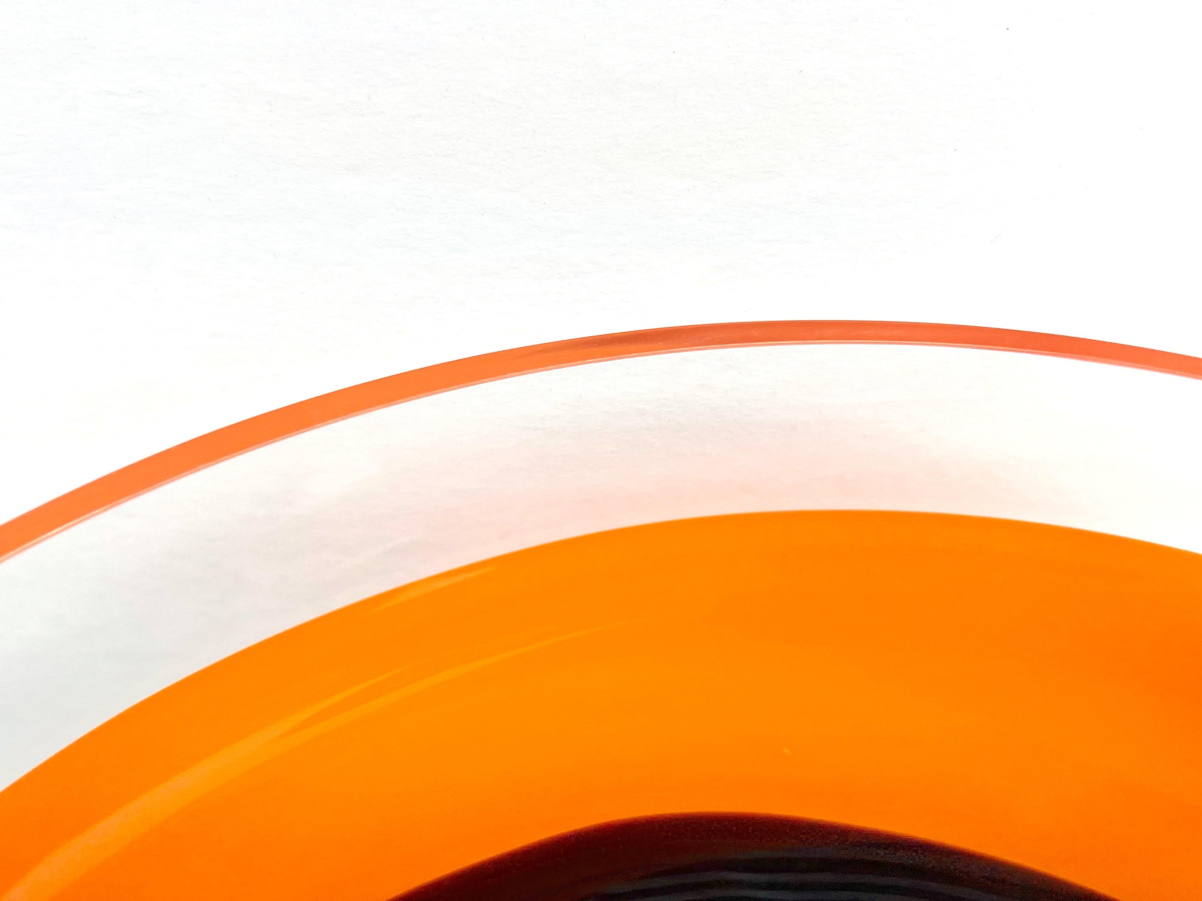 orange glass bowls