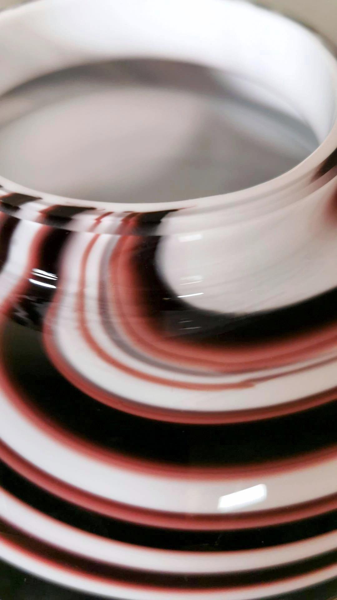 Carlo Moretti Murano Ashtray in Opaline Colored Glass 5