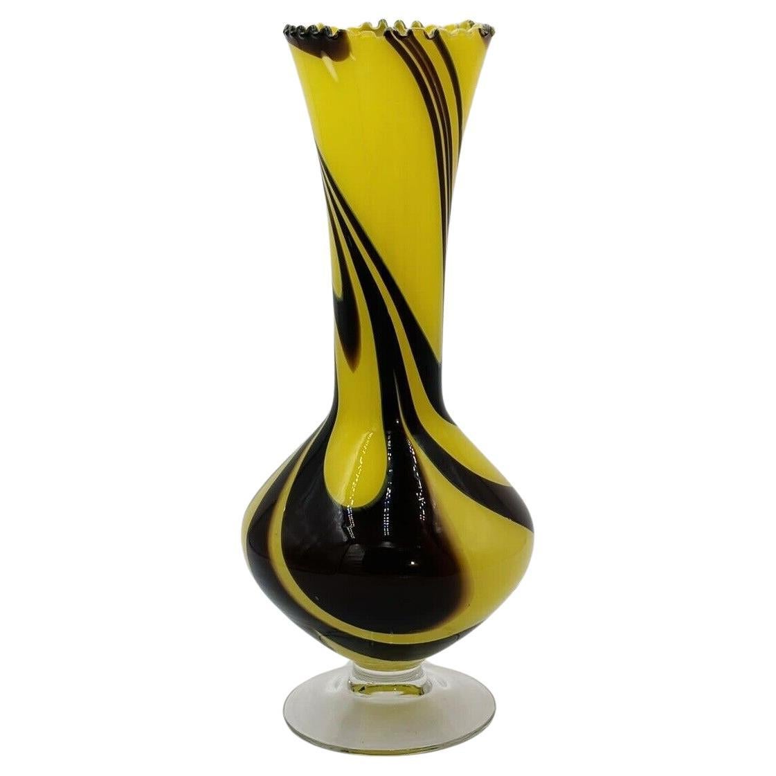 Carlo Moretti Murano's Glasvase Design 1970er Jahre