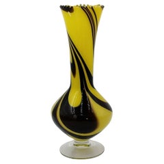 Carlo Moretti Murano's Glasvase Design 1970er Jahre