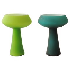 Carlo Moretti Pair of Murano Glass Vases, Italy, 1960s