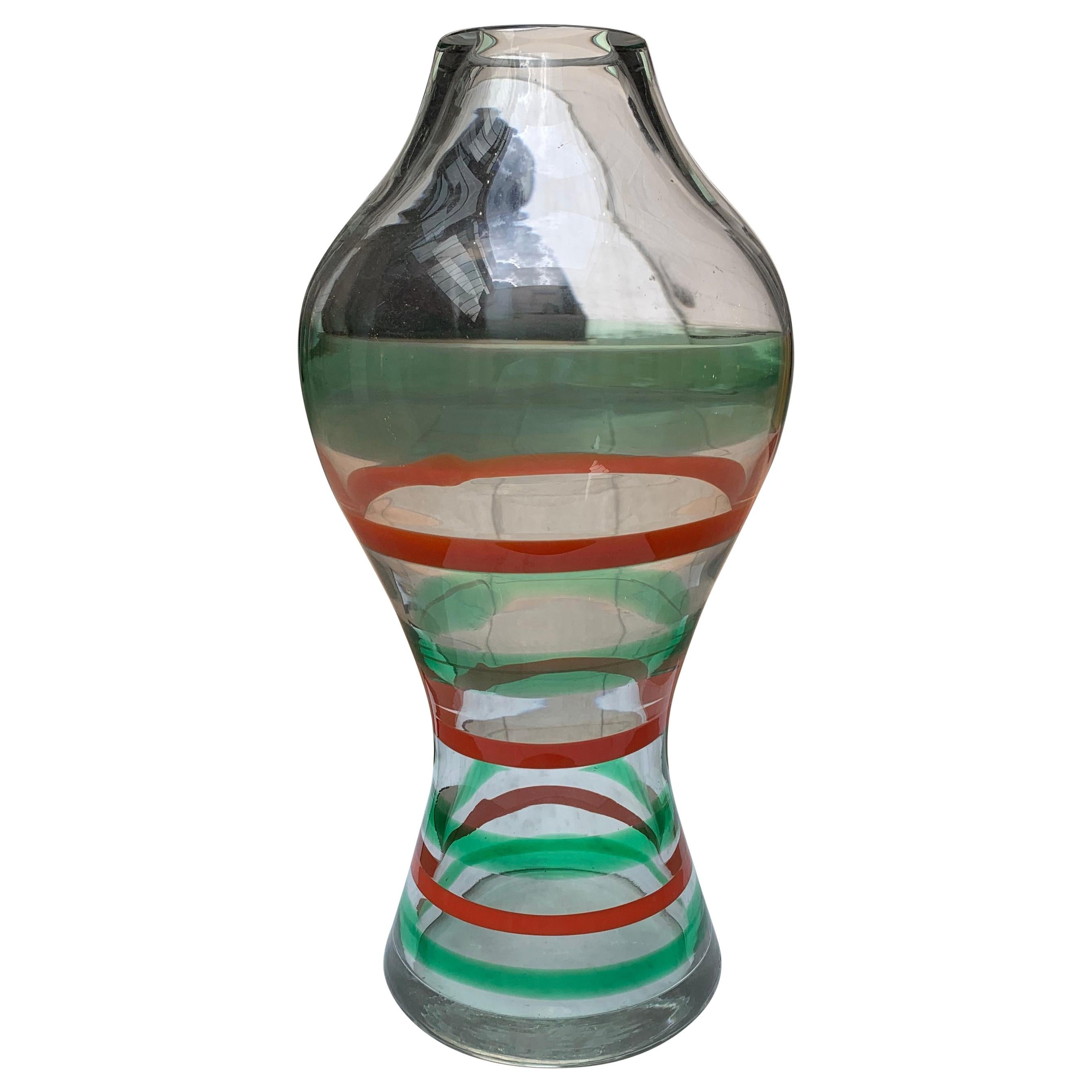 Vaso Carlo Moretti in vetro di Murano