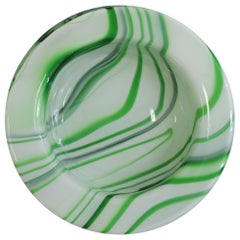 Carlo Moretti Wave Murano Glass Ashtray, Italy, 1970s