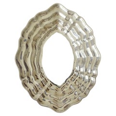 Carlo Mozzoni Milano Silverplate and Glass Centrepiece, Italy 1970s