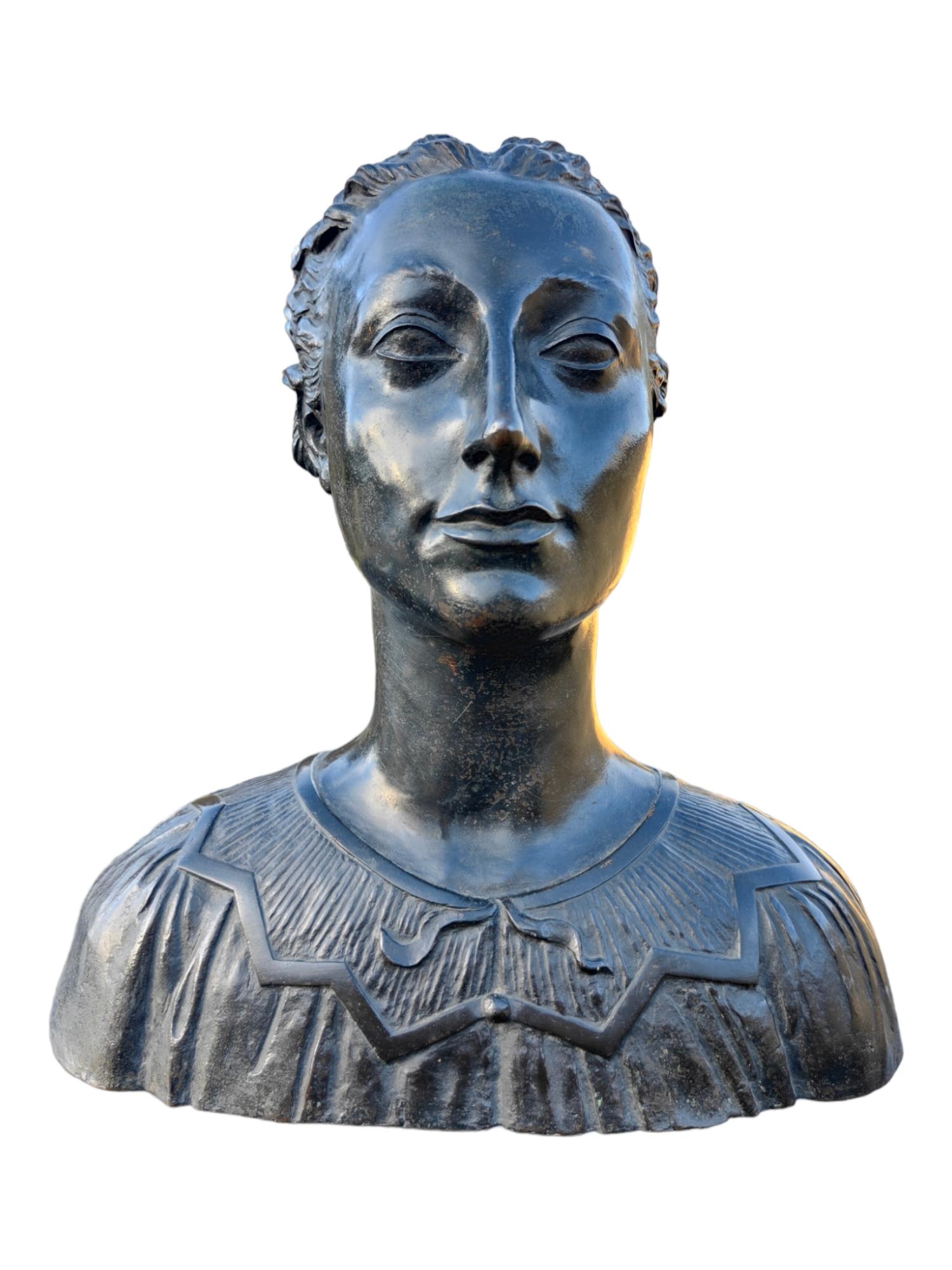 Moderne Bronzebüste von Carlo Munari, Enrico Parnigotto im Angebot 8