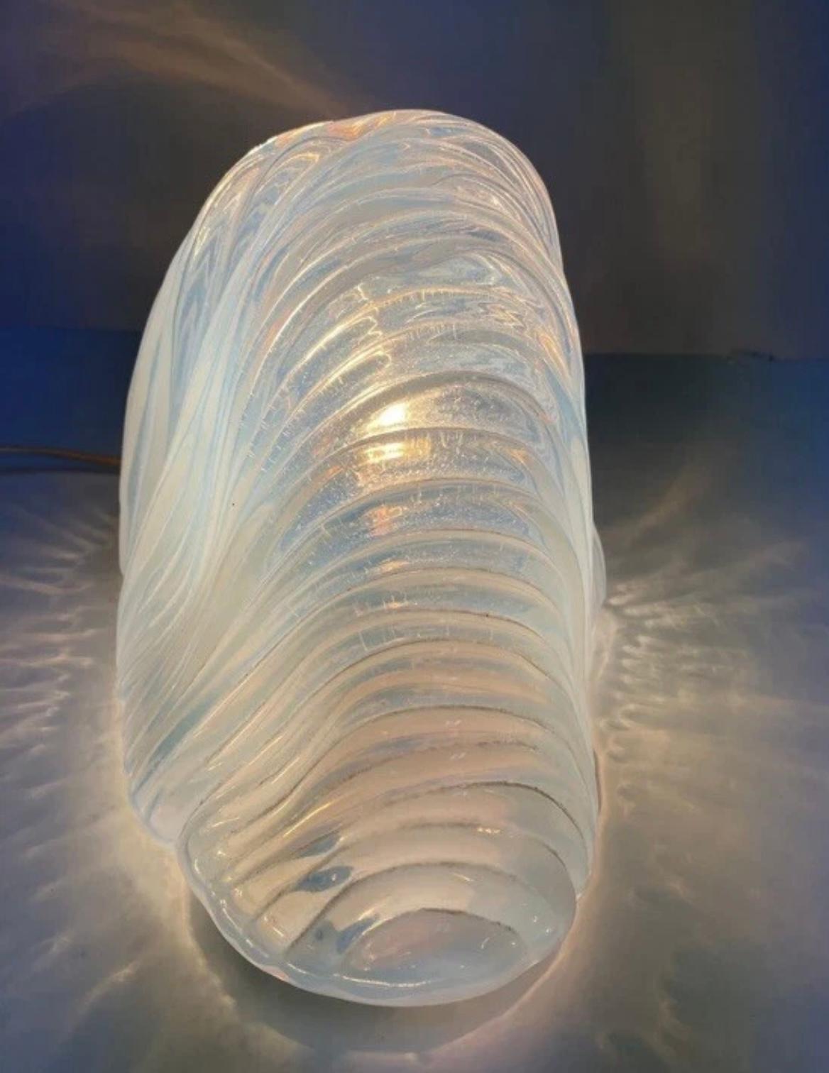 This is an Carlo Nason iceberg lamp Italian 1960s lamp. In good condition. Will be double boxed. Measures 9x7x6