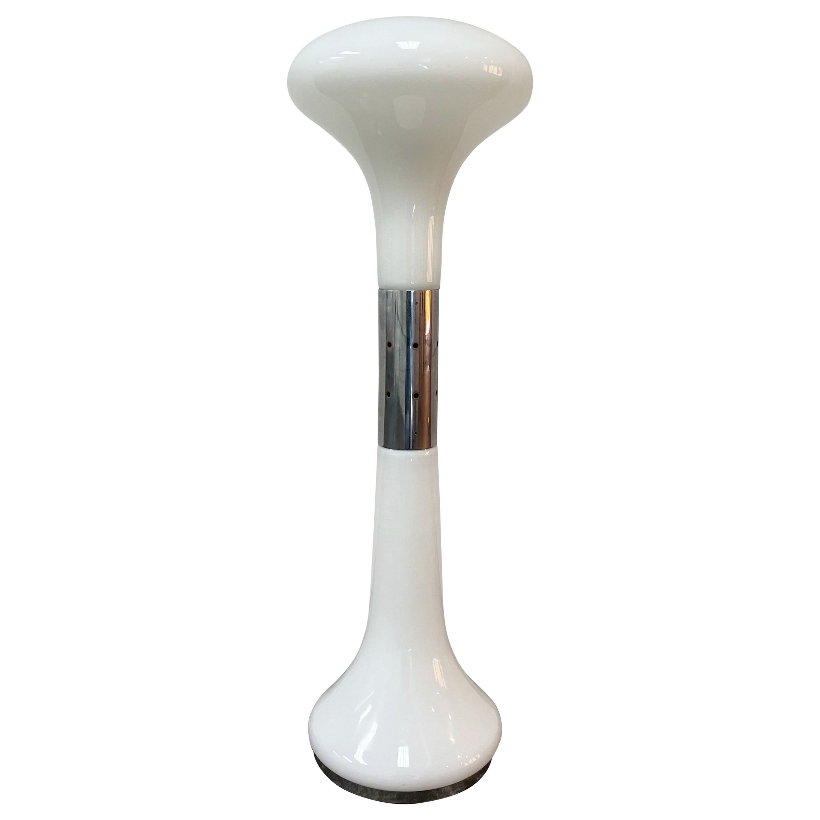 Carlo Nason, A. V. Mazzega, Stehlampe, Glas, Chrom