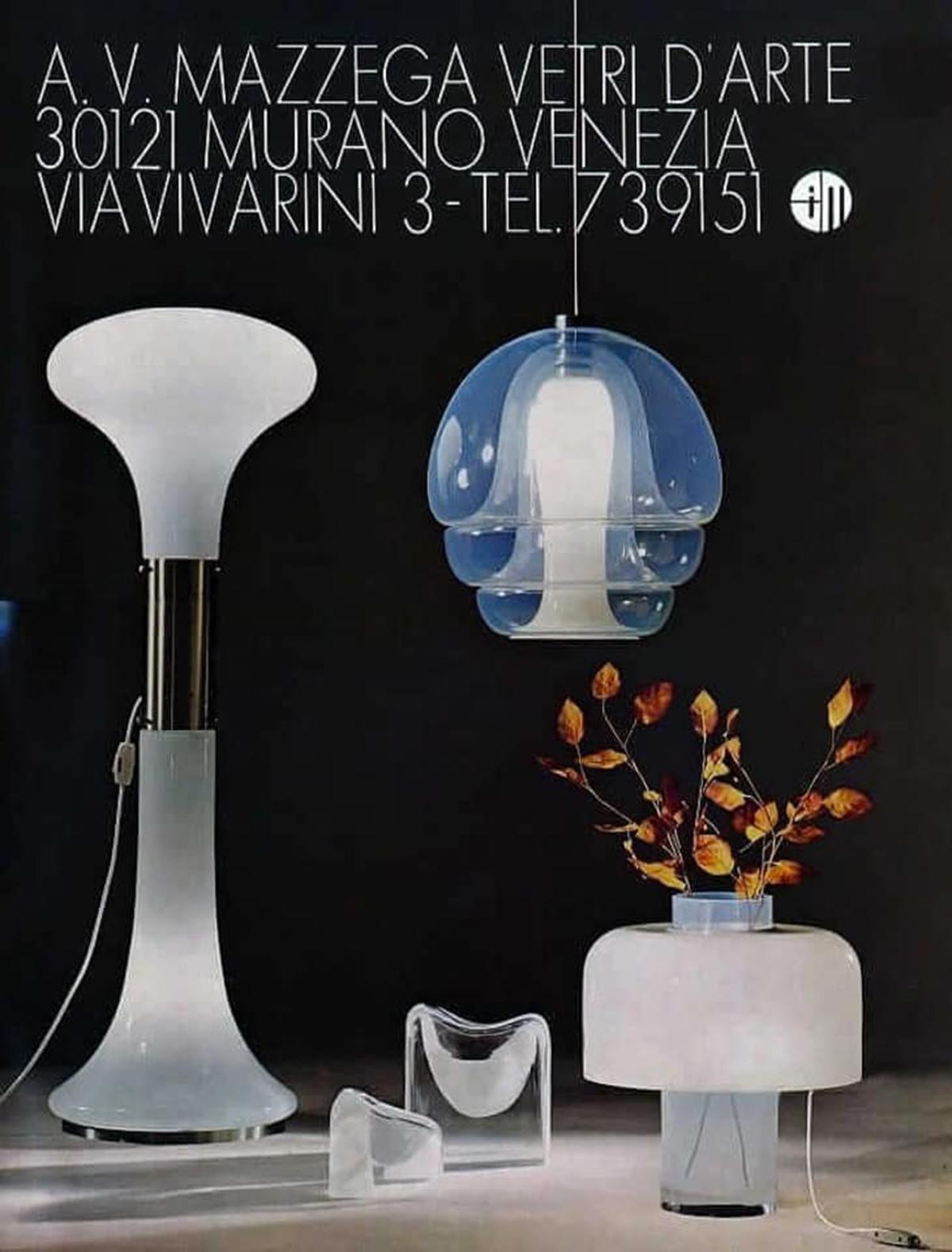 Carlo Nason  AV Mazzega lampadaire space age 1970. en vente 4