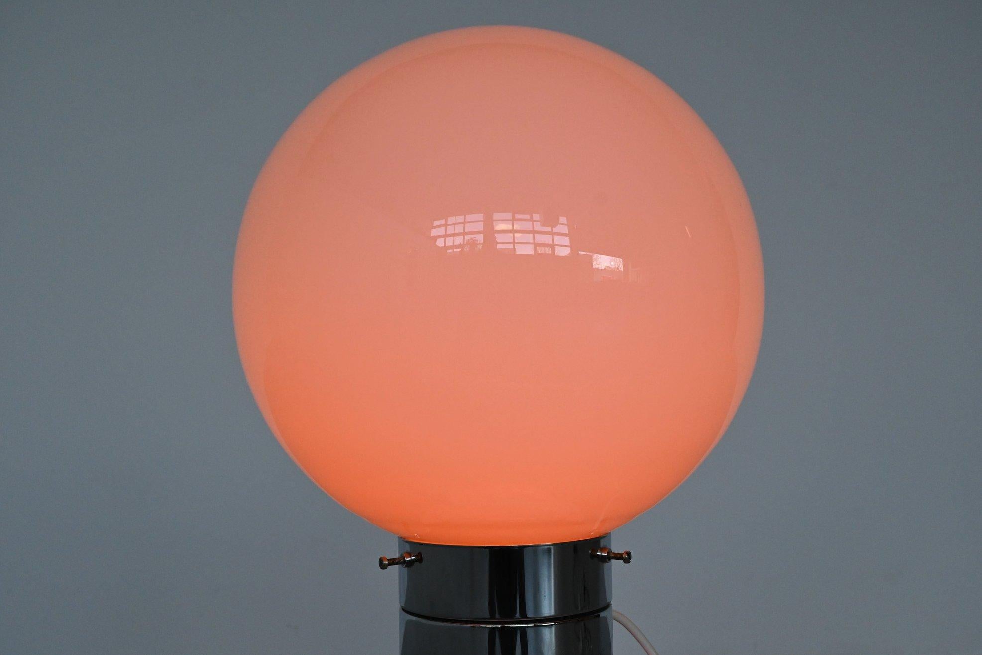 Carlo Nason Birillo White Floor Lamp a.v. Mazzega, Italy, 1960 5