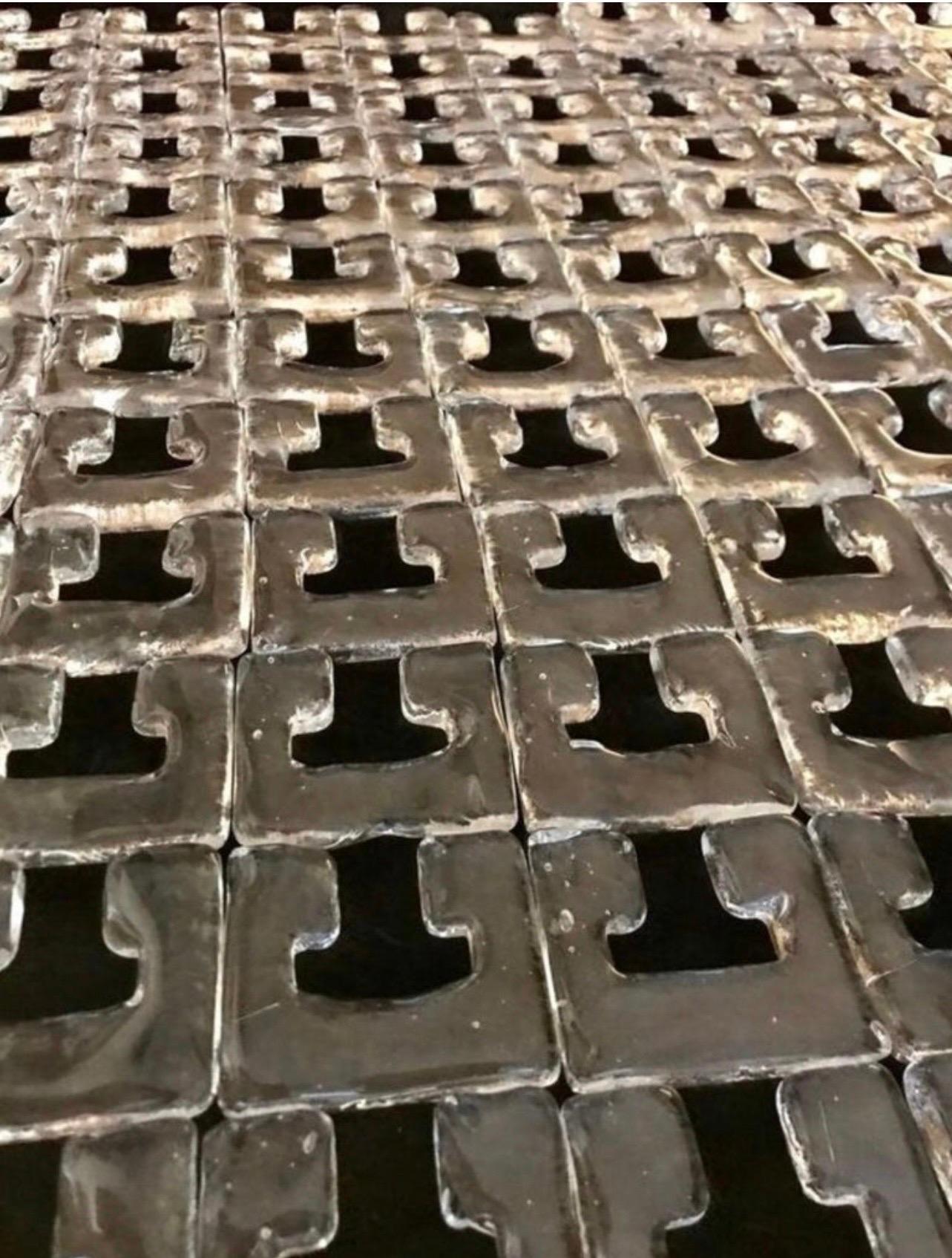 Intagliato a mano Carlo Nason by Mazzega lampadario in vetro Mazzega , Italia anni '70 in vendita