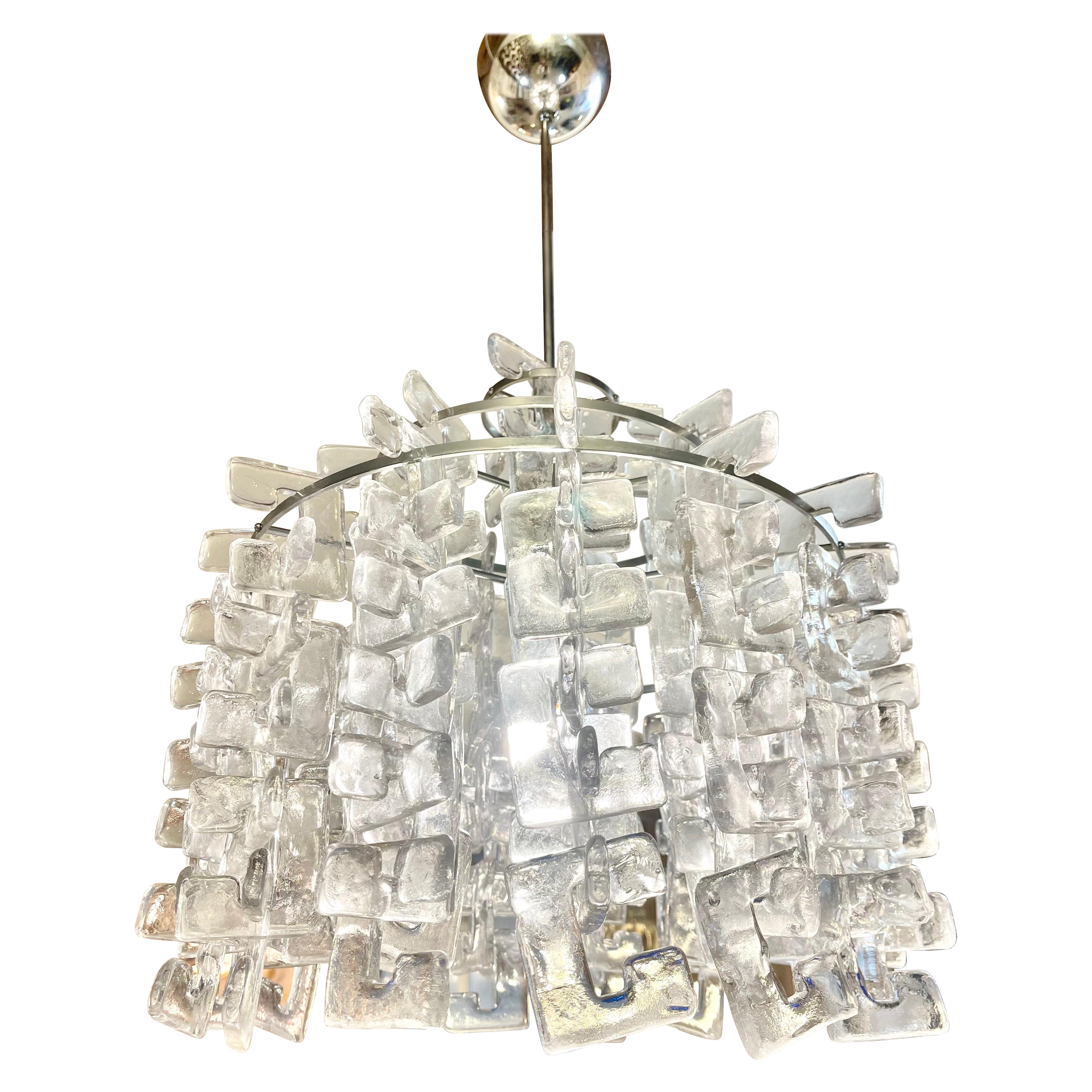 Carlo Nason by Mazzega araña de cristal Mazzega , Italia años 70