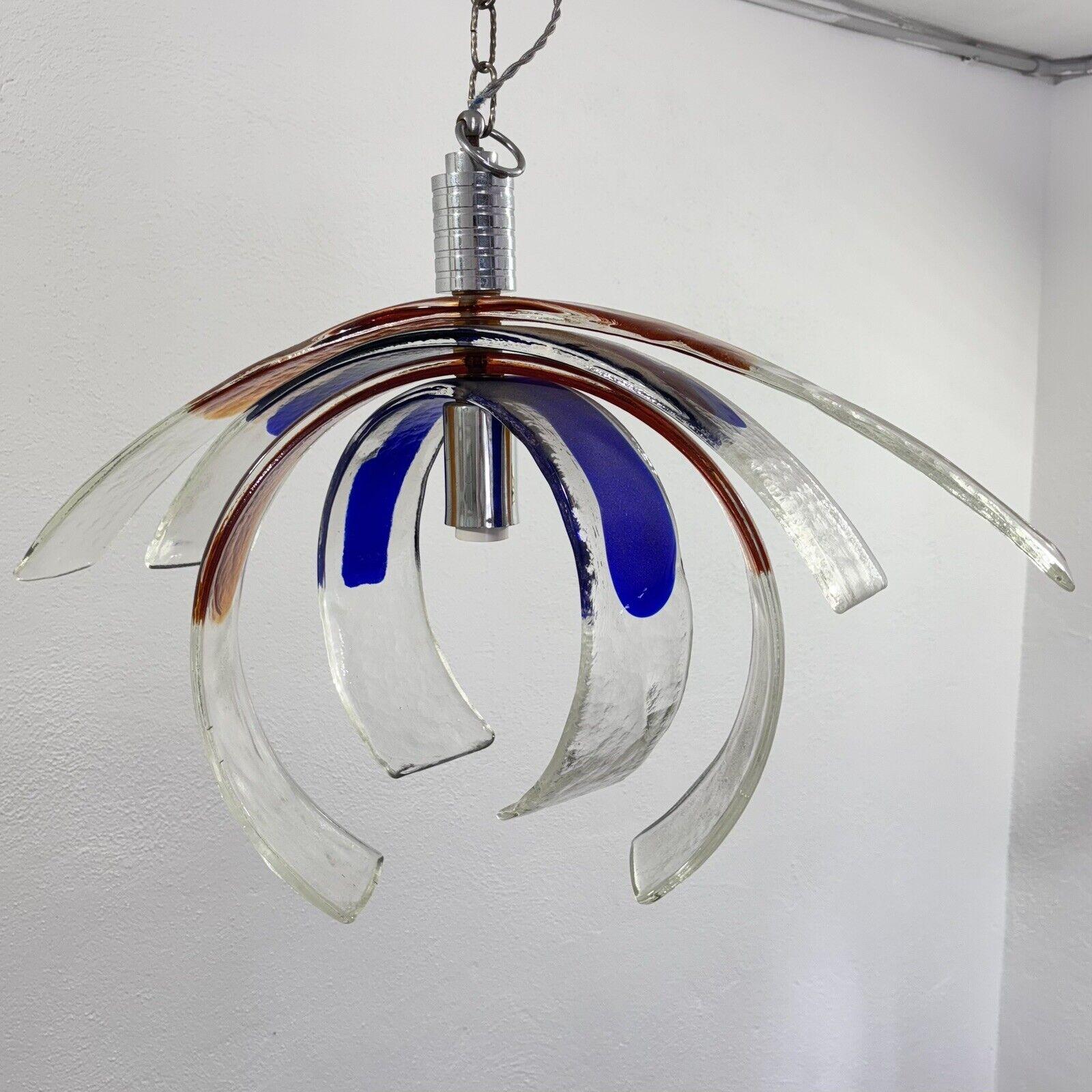 Carlo Nason Carciofo Mazzega Lampadario Vetro Murano Design/One 1970 in vendita 7
