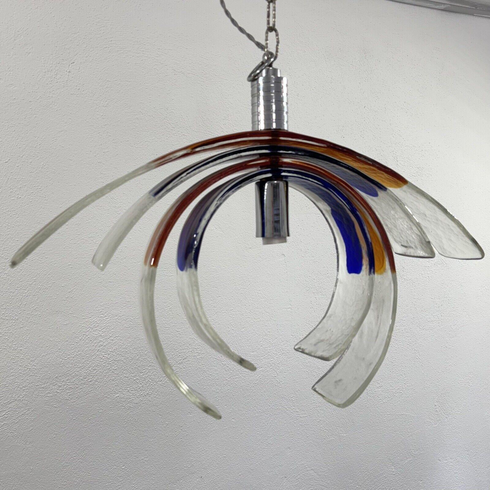 Carlo Nason Carciofo Mazzega Lampadario Vetro Murano Design/One 1970 In condizioni buone in vendita a Taranto, IT