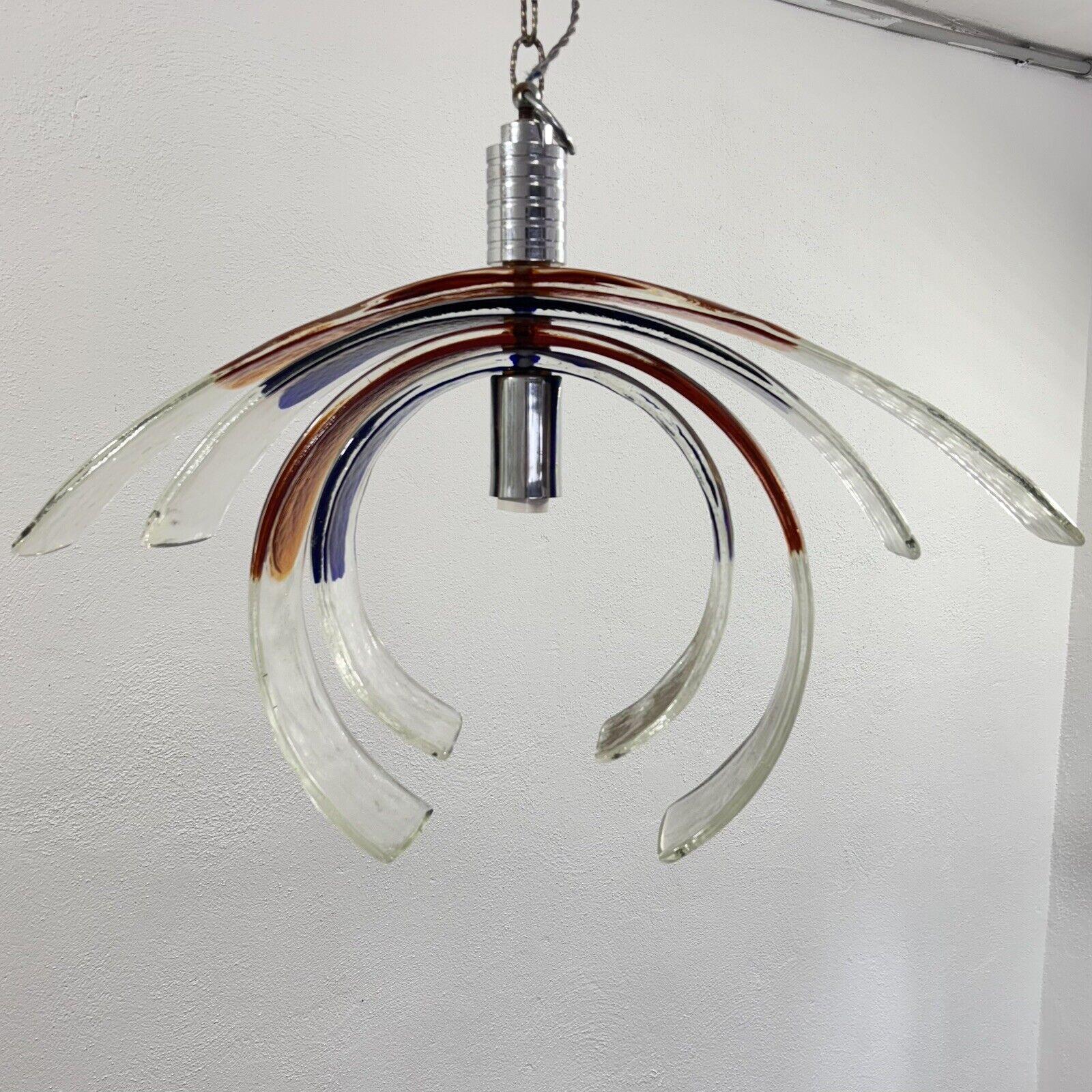 Carlo Nason Carciofo Mazzega Lampadario Vetro Murano Design/One 1970 in vendita 2