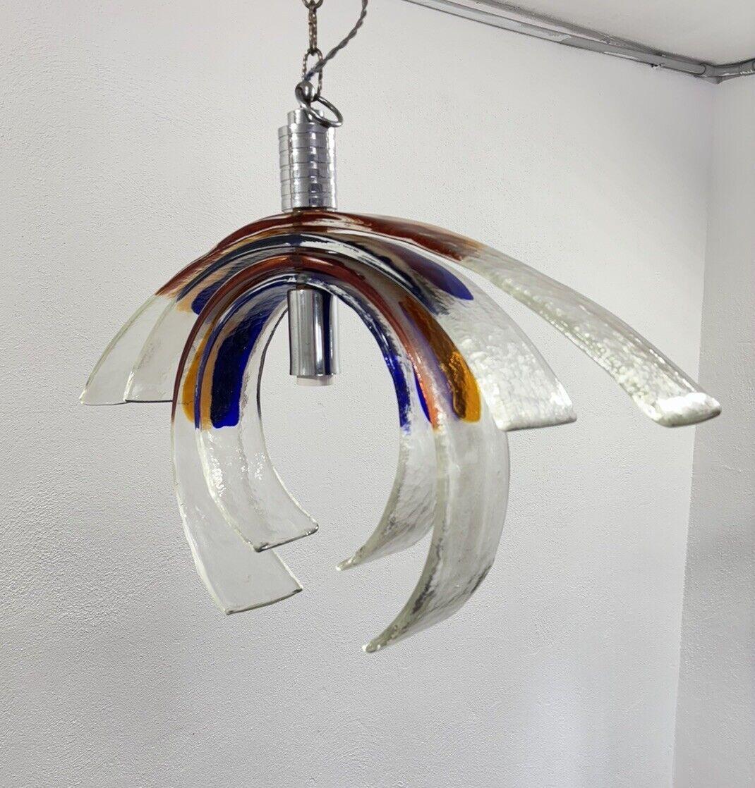 Carlo Nason Carciofo Mazzega Lampadario Vetro Murano Design/One 1970 in vendita 3