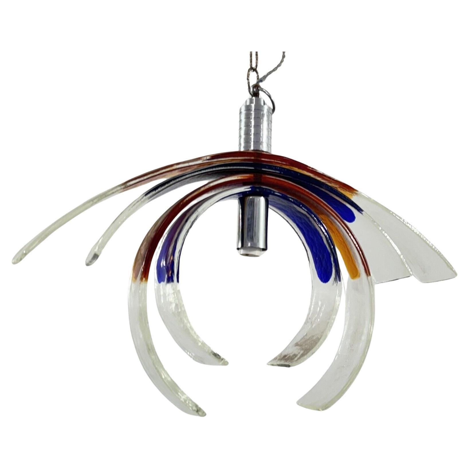 Carlo Nason Carciofo Mazzega Lampadario Vetro Murano Design Modernariato 1970’s