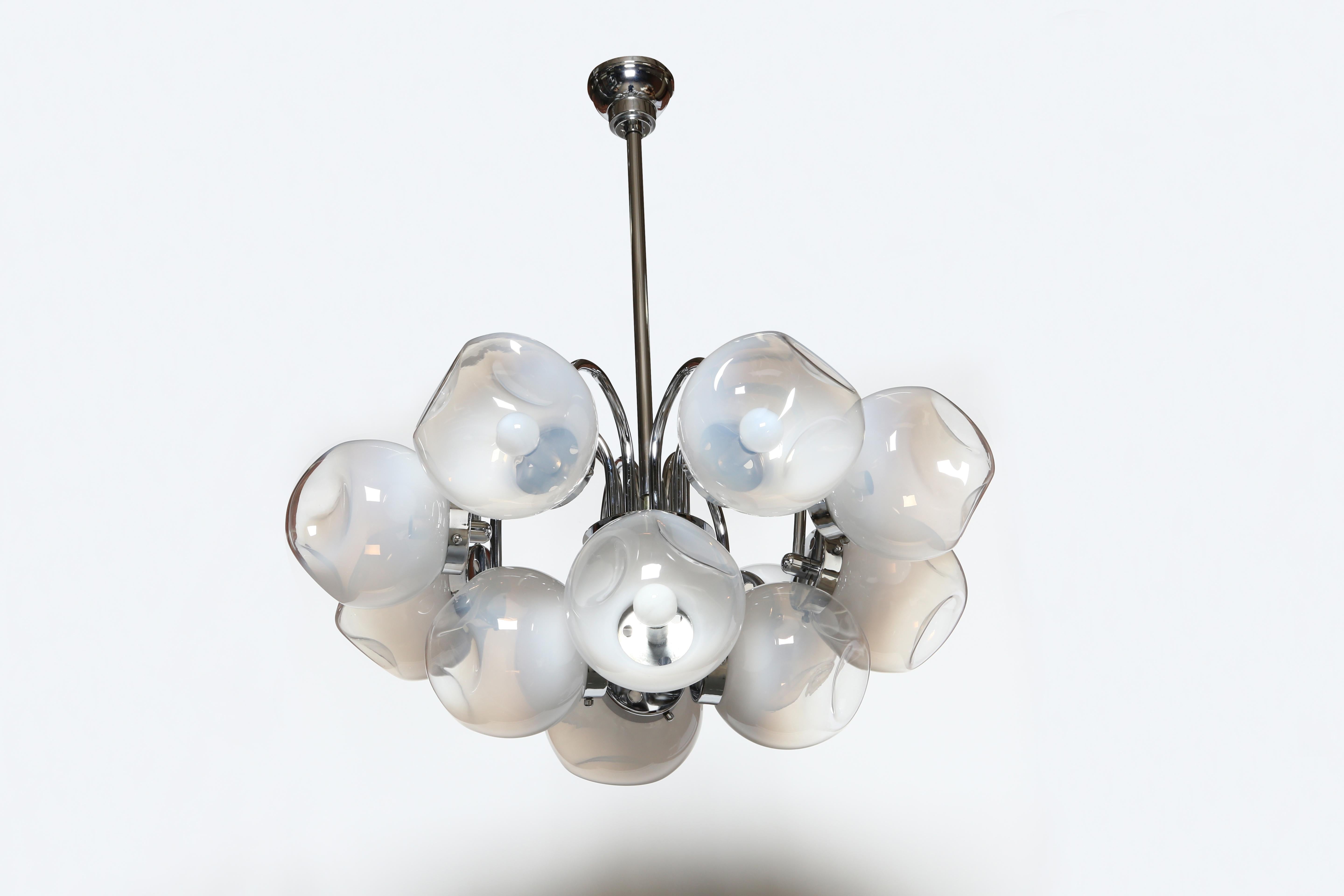 Late 20th Century Carlo Nason Chandelier