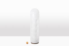 Carlo Nason. “Column” floor lamp in opalescent glass. 1970s/80s.