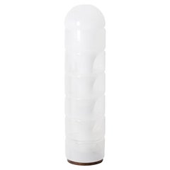 Carlo Nason. “Column” floor lamp in opalescent glass. 1970s/80s.