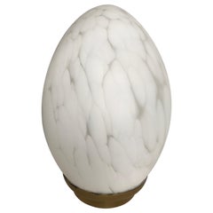 Carlo Nason "Cumulus" Murano Glass Egg Lamp for Mazzega of Murano