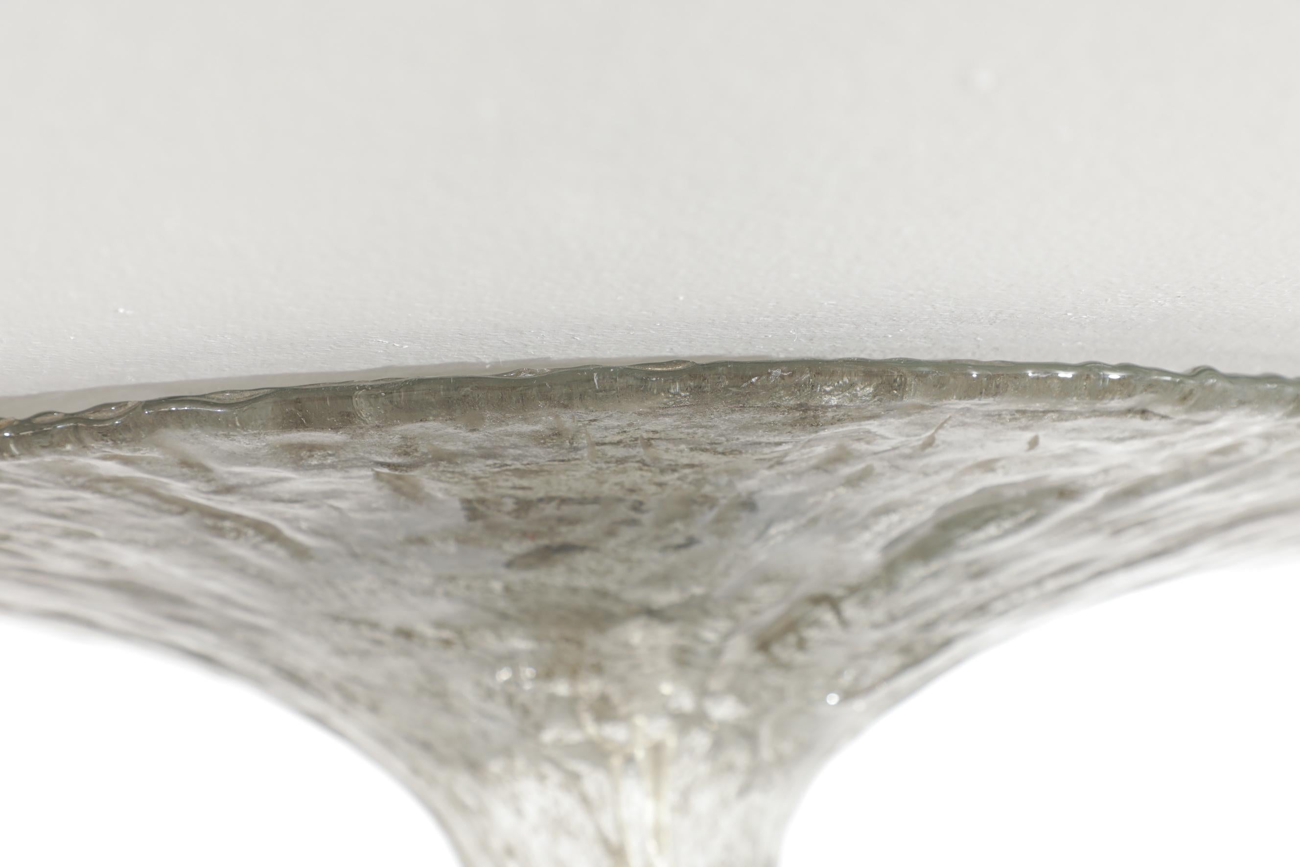 Carlo Nason Floral Glass Ceiling Flush Mount Light 9
