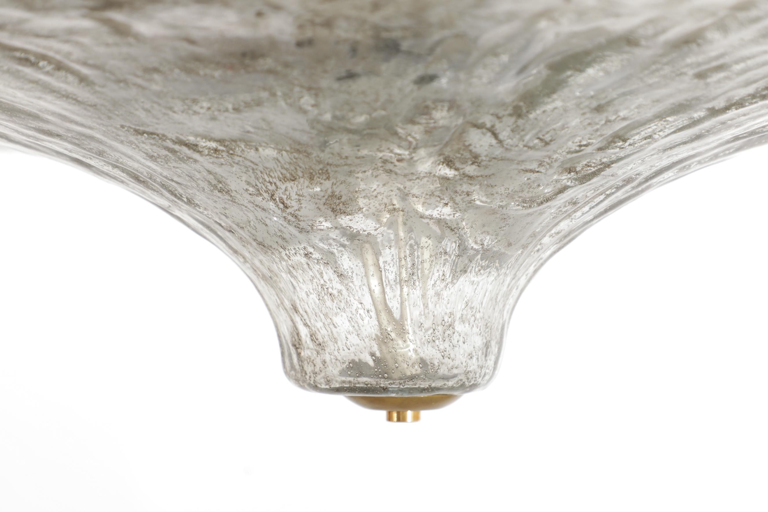 Carlo Nason Floral Glass Ceiling Flush Mount Light 10