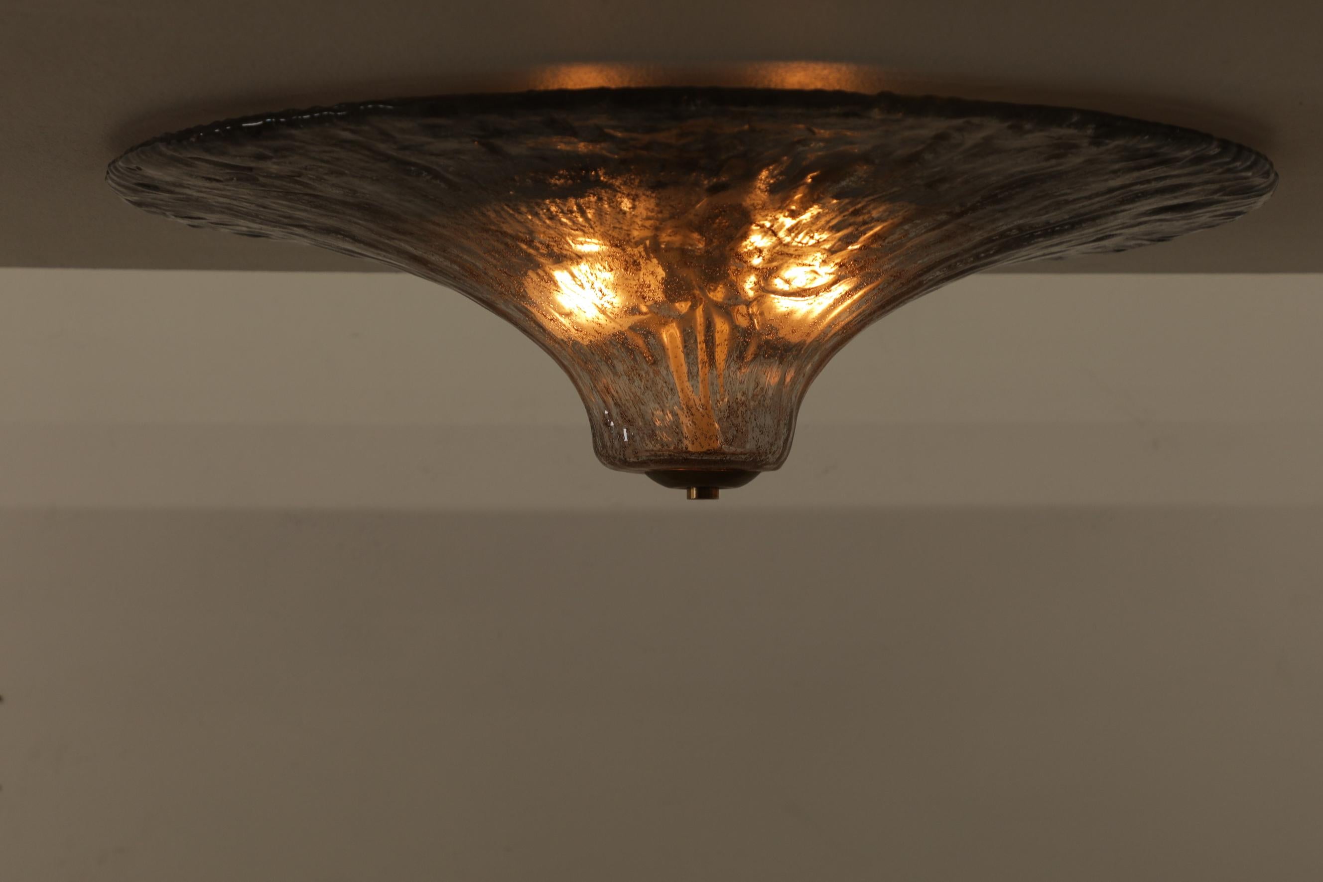 Carlo Nason Floral Glass Ceiling Flush Mount Light 1