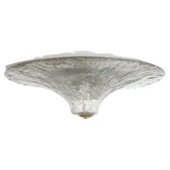 Carlo Nason Floral Glass Ceiling Flush Mount Light