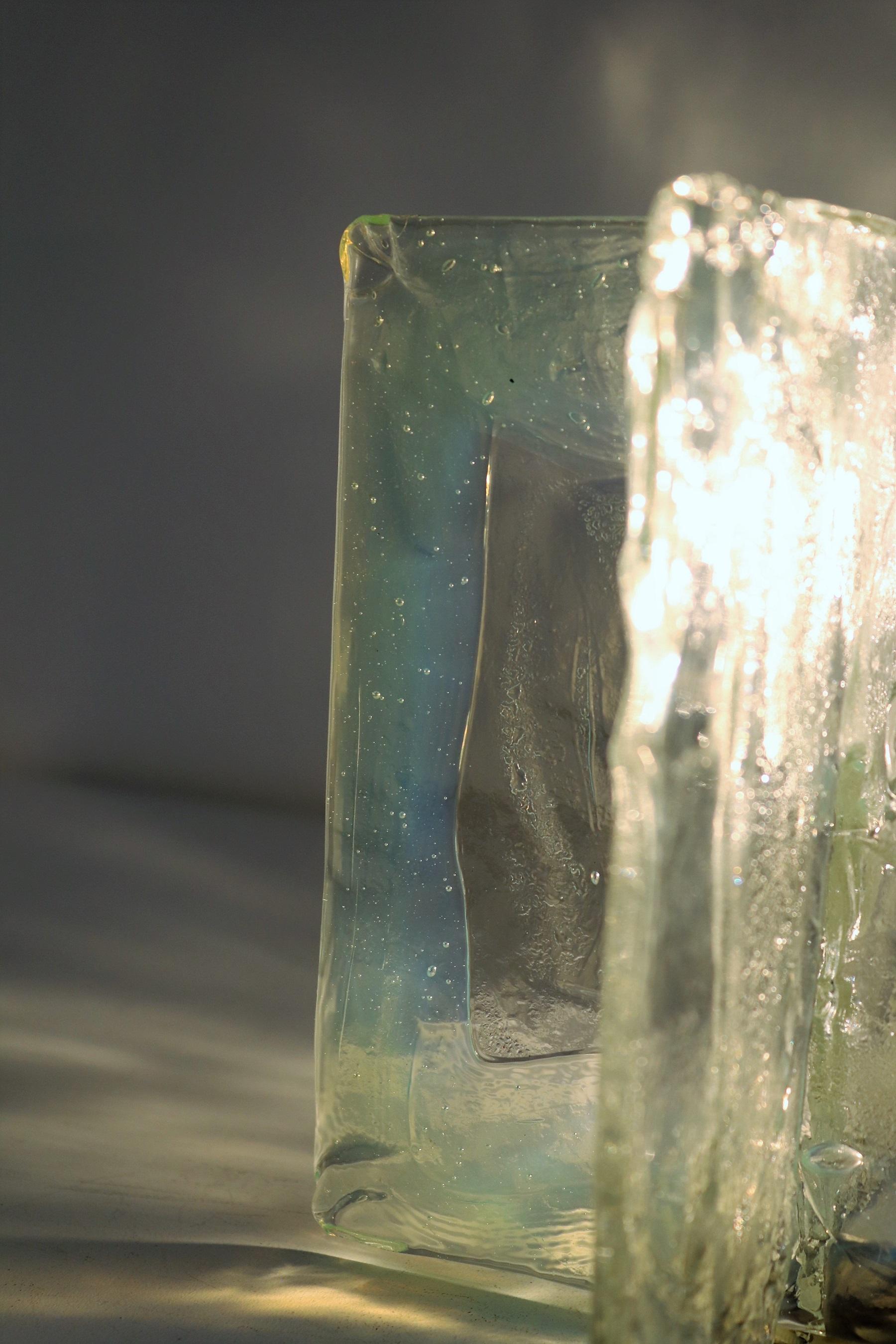 Carlo Nason applique ou lampe à encastrer en verre irisé, Italie, années 1960 en vente 2